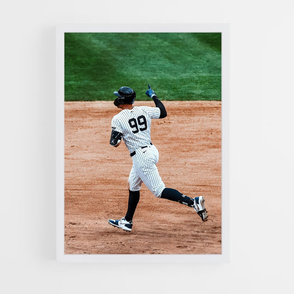 Poster En Course Vers La Gloire – affiche Baseball (vue 3)